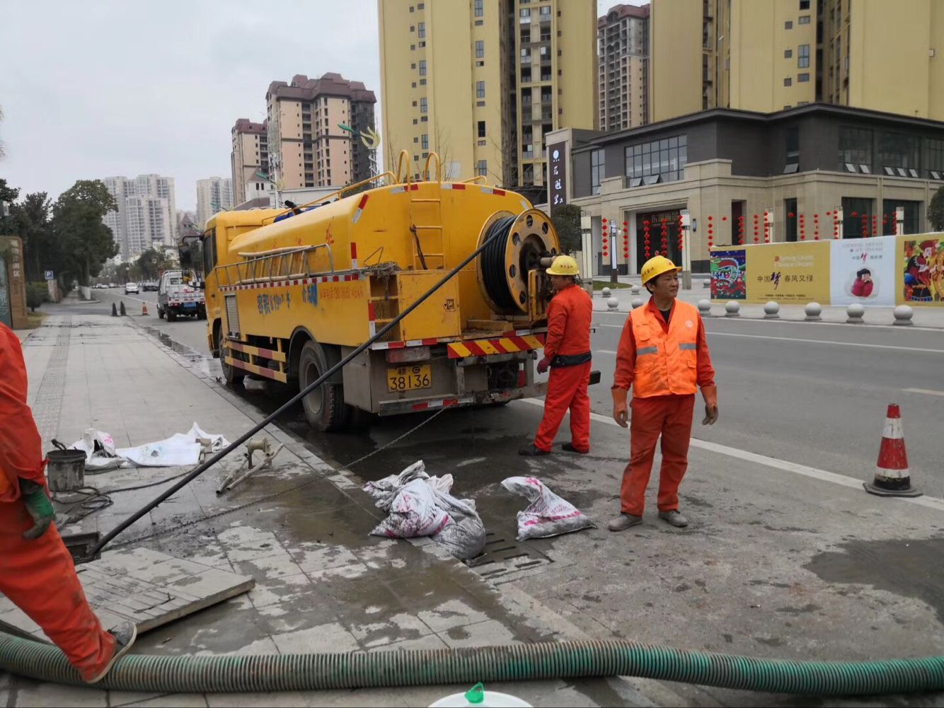 芷江排污管道清淤-管道清洗